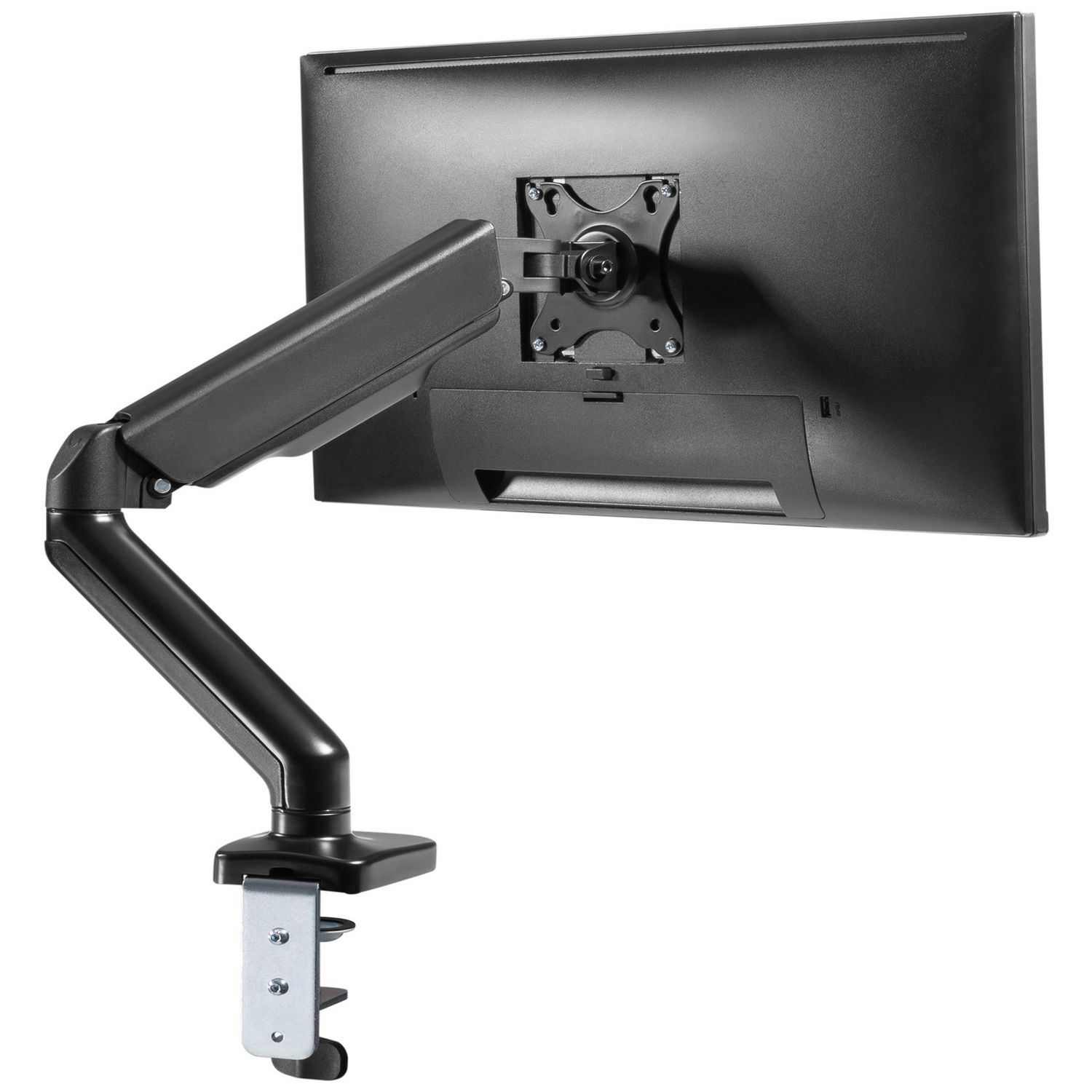 ProperAV Swing Arm Desk Monitor Mount Gas Spring 17-32 Inch