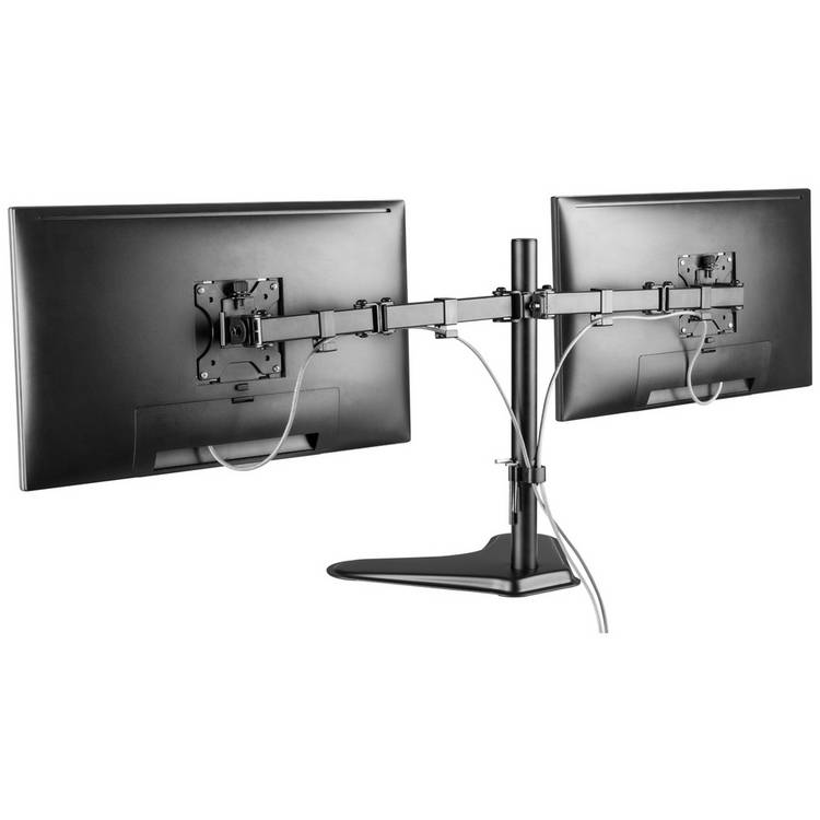 Proper AV Dual Swing Arm 32 Inch Monitor Desk Mount 0