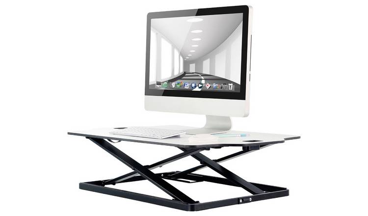 Buy Proper Av Sit Stand Up Pc Desk Workstation White Laptop