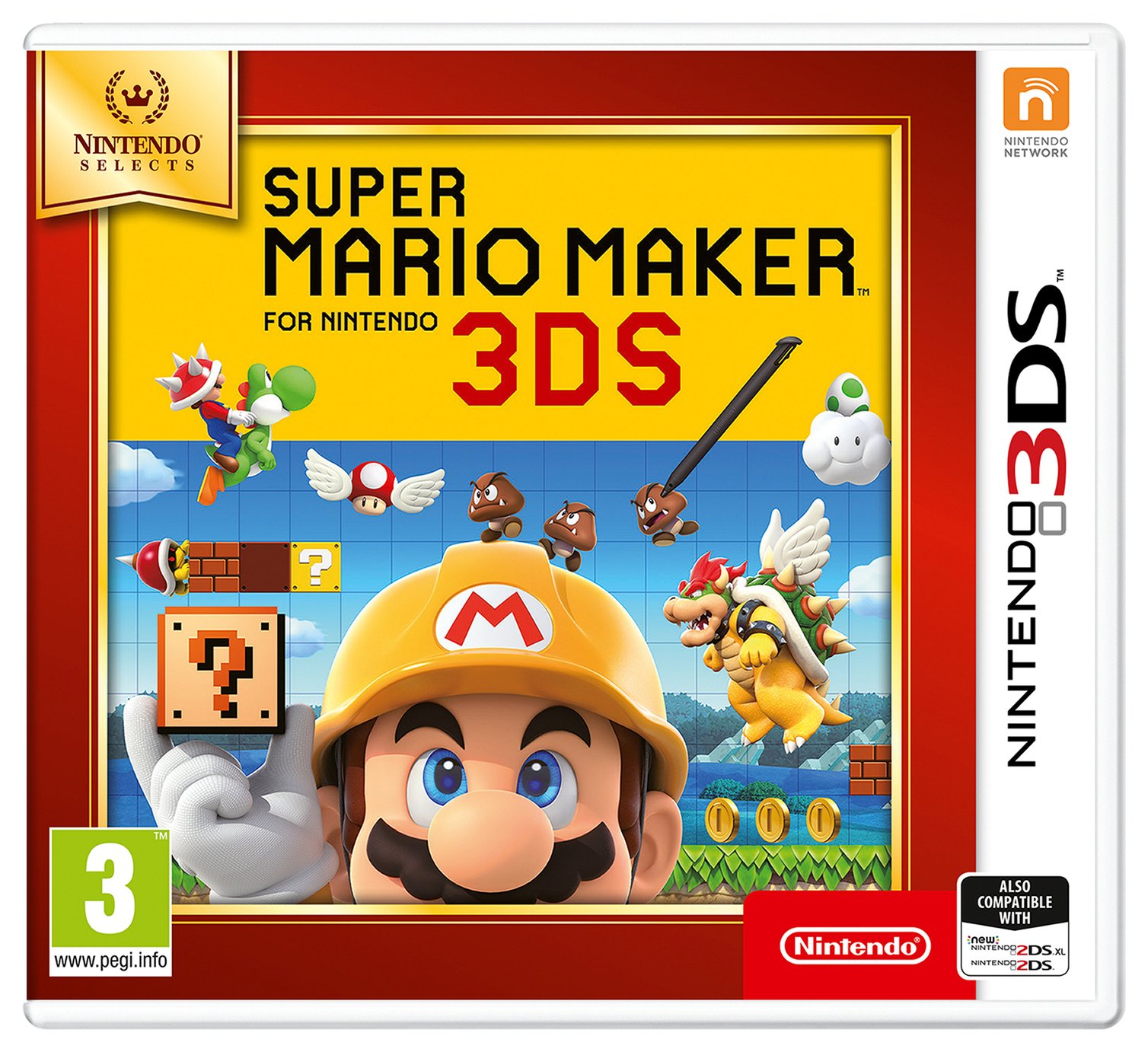 Super Mario Maker Nintendo Selects 3DS Game