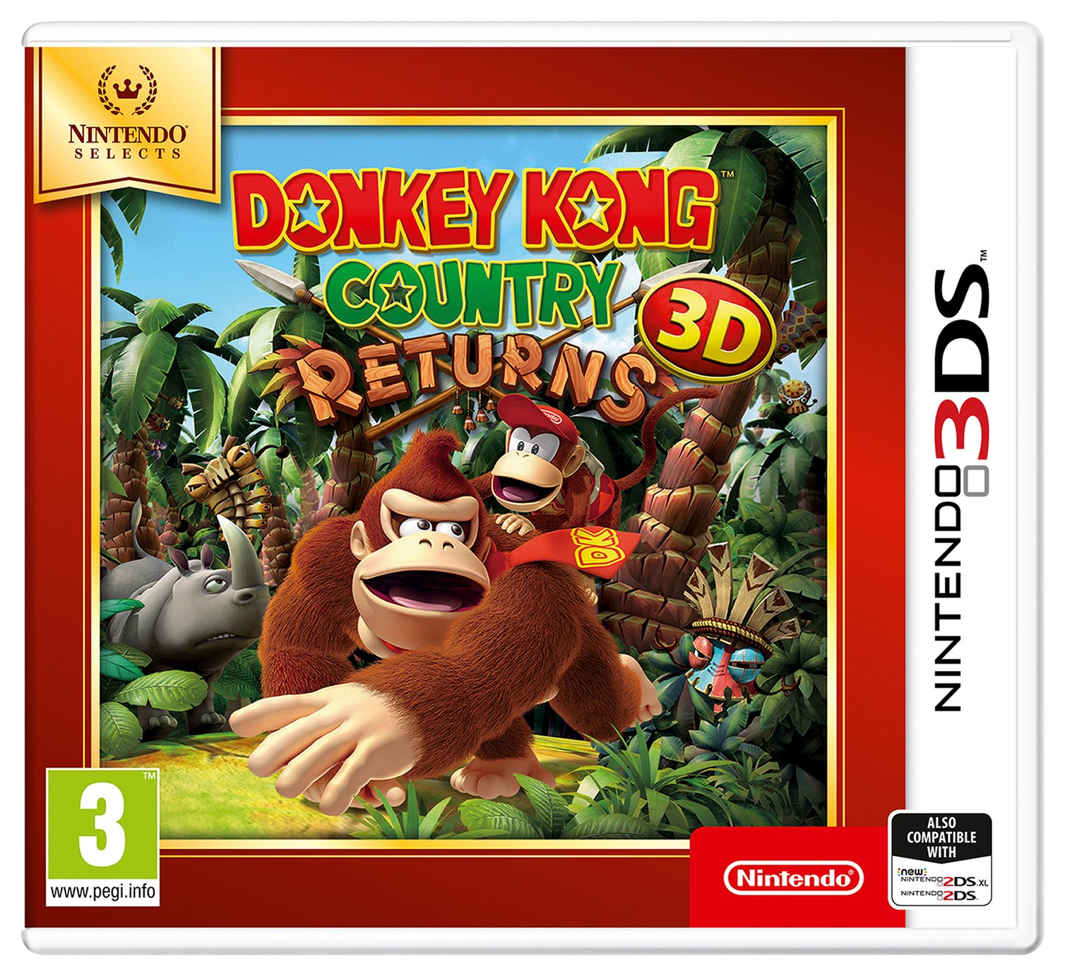 Donkey Kong Country Returns Nintendo Selects 3DS Game