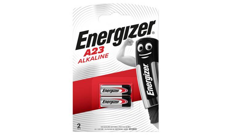 Energizer A23 Batteries (2 Pack), Miniature Alkaline Small Batteries, Pack  of 2 batteries 