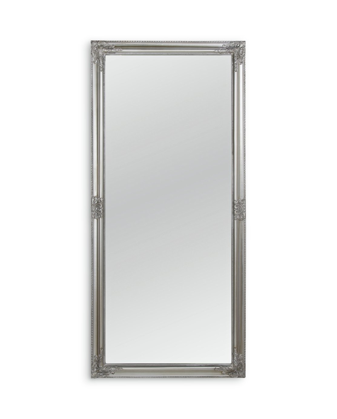 Argos Home Charlotte Rec Ornate Leaning Mirror - Silver