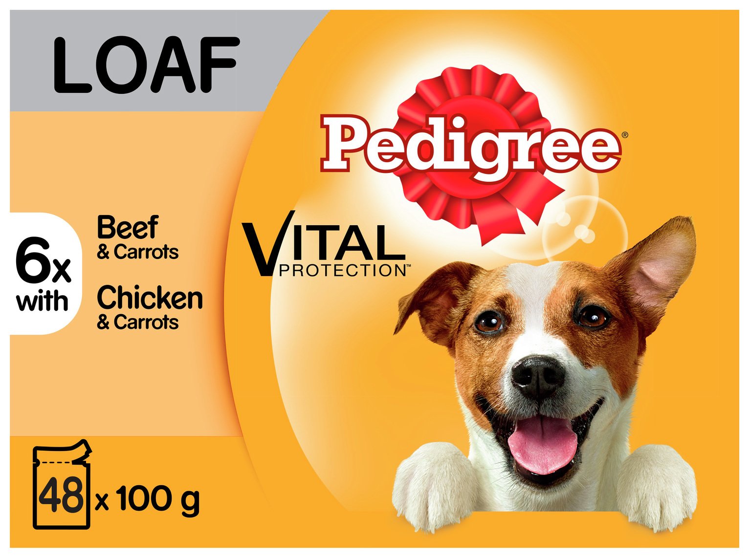 PEDIGREE Adult Dog Pouches Mixed in Loaf - 48 x 100g
