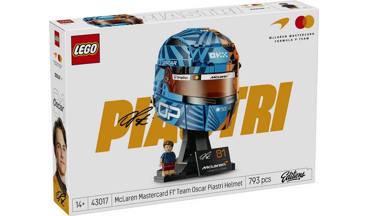 LEGO Editions McLaren Mastercard F1 Team Oscar Piastri Helmet 43017