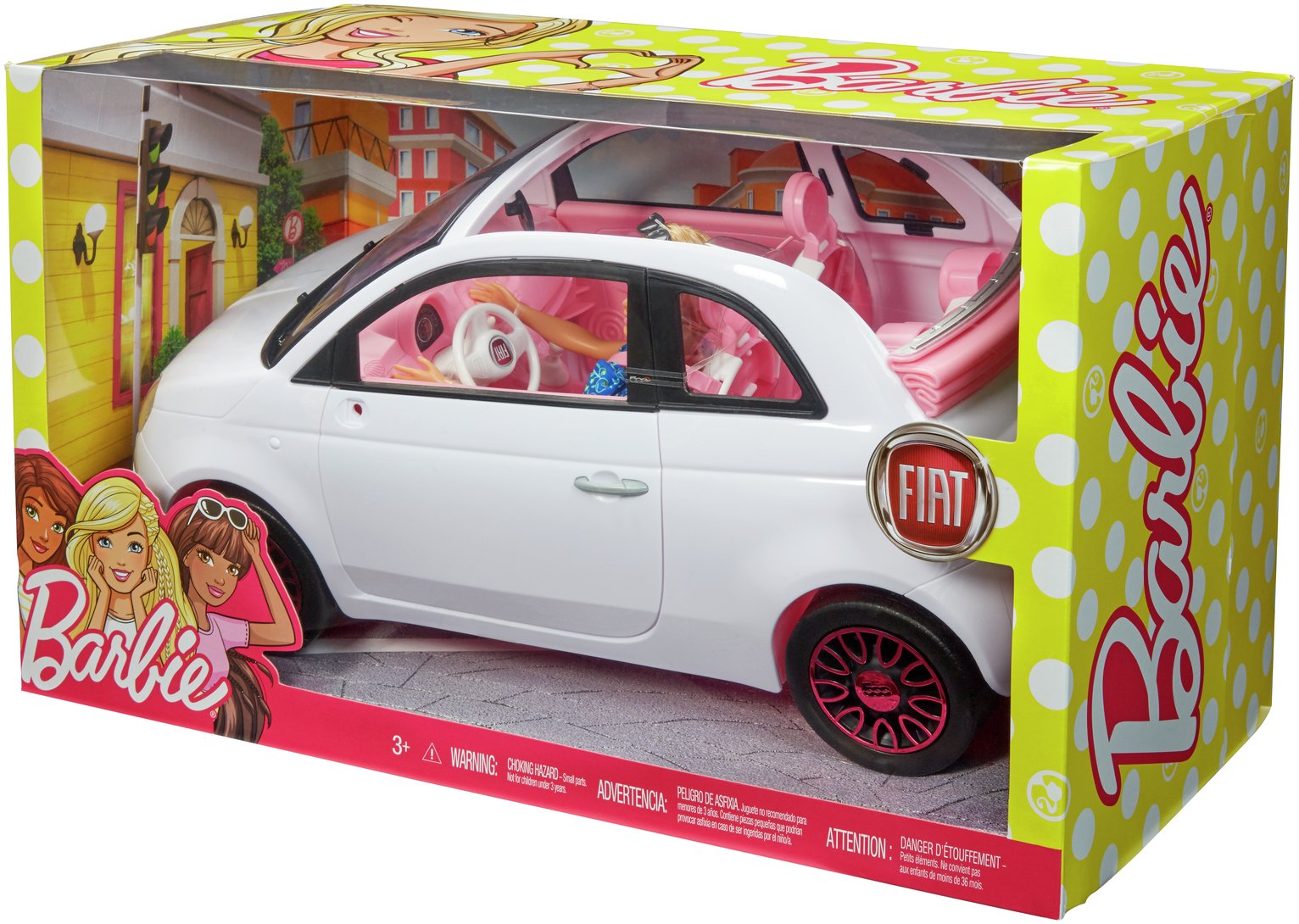 argos barbie fiat car