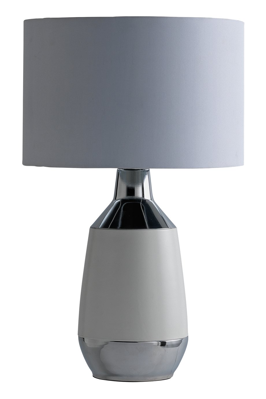 Argos Home Pluto Table Lamp - White & Chrome