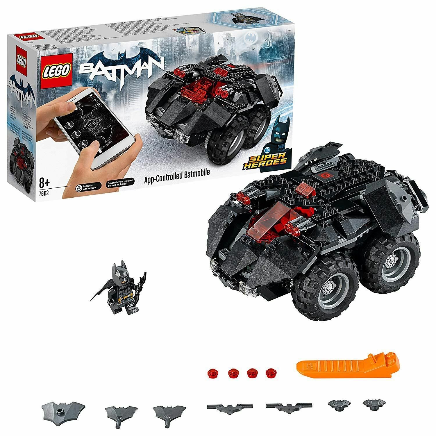 LEGO Batman App Controlled Batmobile Toy Car 76112 (8361583