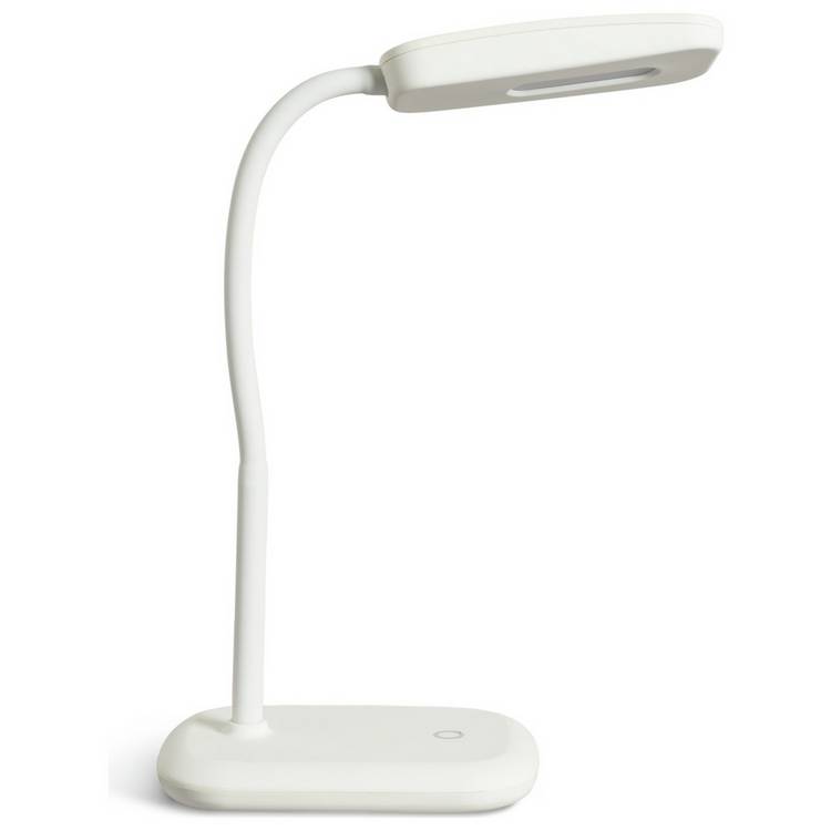 Argos Home Silby Soft Touch LED Desk Lamp - White 0