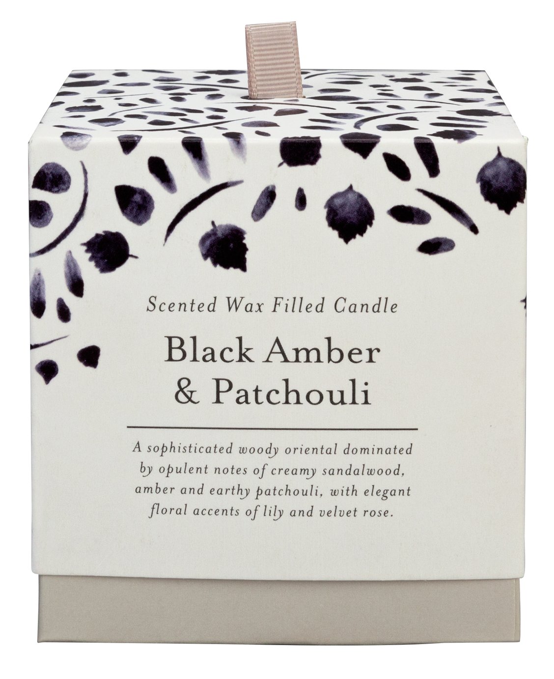 Boxed Candle - Black Amber & Patchouli