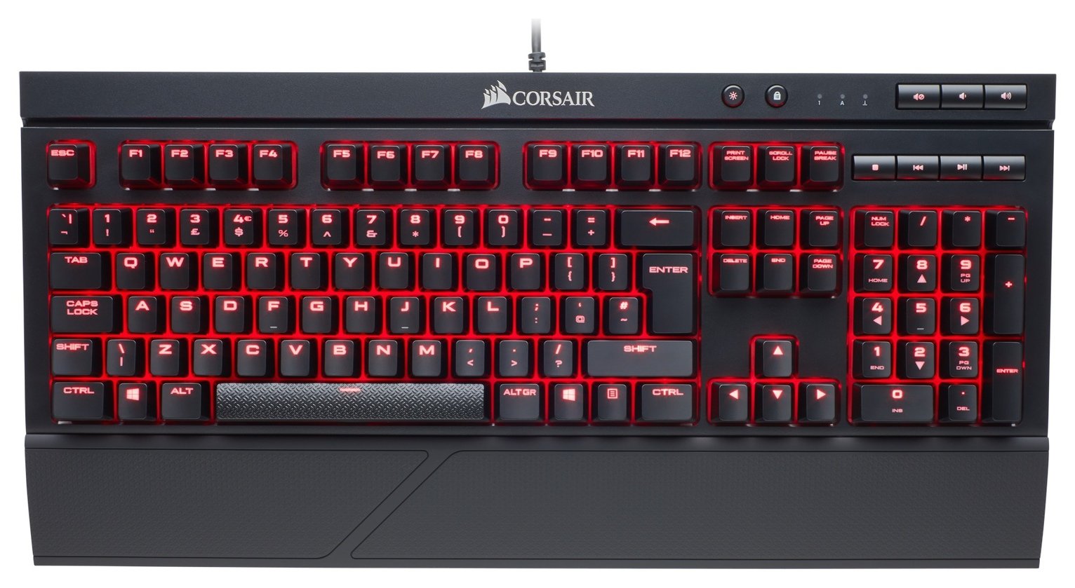 Corsair k68 red mechanical gaming keyboard 8363471 argos price