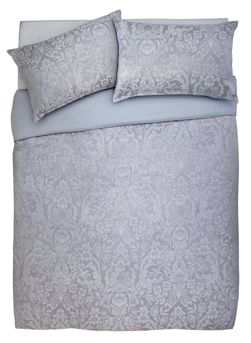 Argos Home Grey Damask Jacquard Bedding Set review