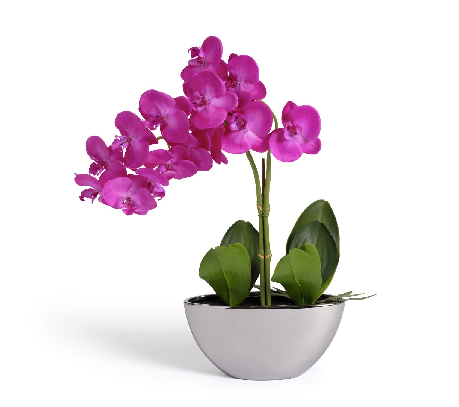 Argos Home Artificial Large Pink Orchid Arrangement