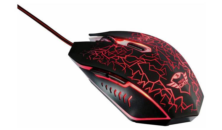 Buy Trust Gxt 105 Izza Wired Gaming Mouse Laptop And Pc Mice Argos