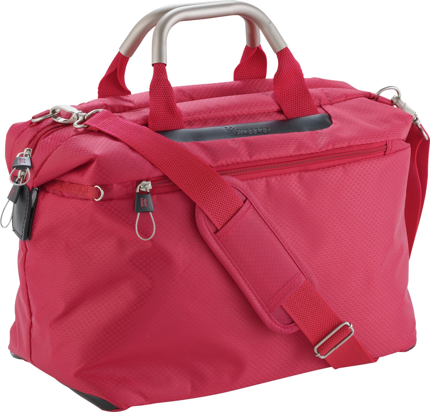 it Luggage World's Lightest Small Red Holdall