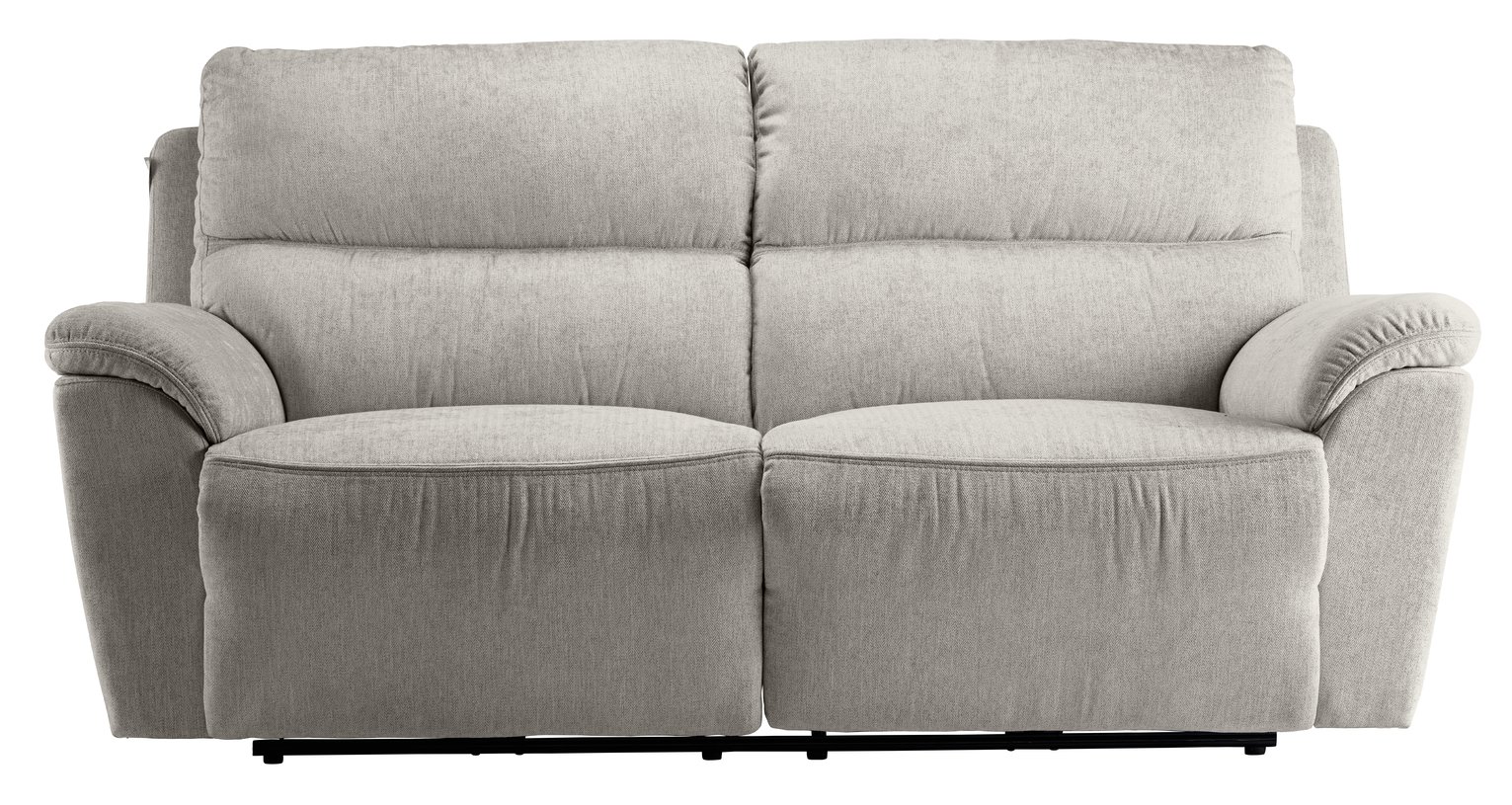 Argos Home Sandy 3 Seater Fabric Power Recliner Sofa Silver Reviews