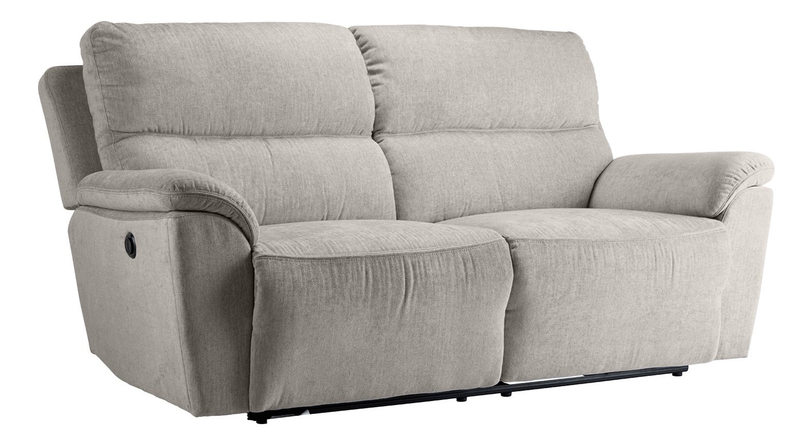 Argos Home Sandy 3 Seater Fabric Power Recliner Sofa Silver Reviews