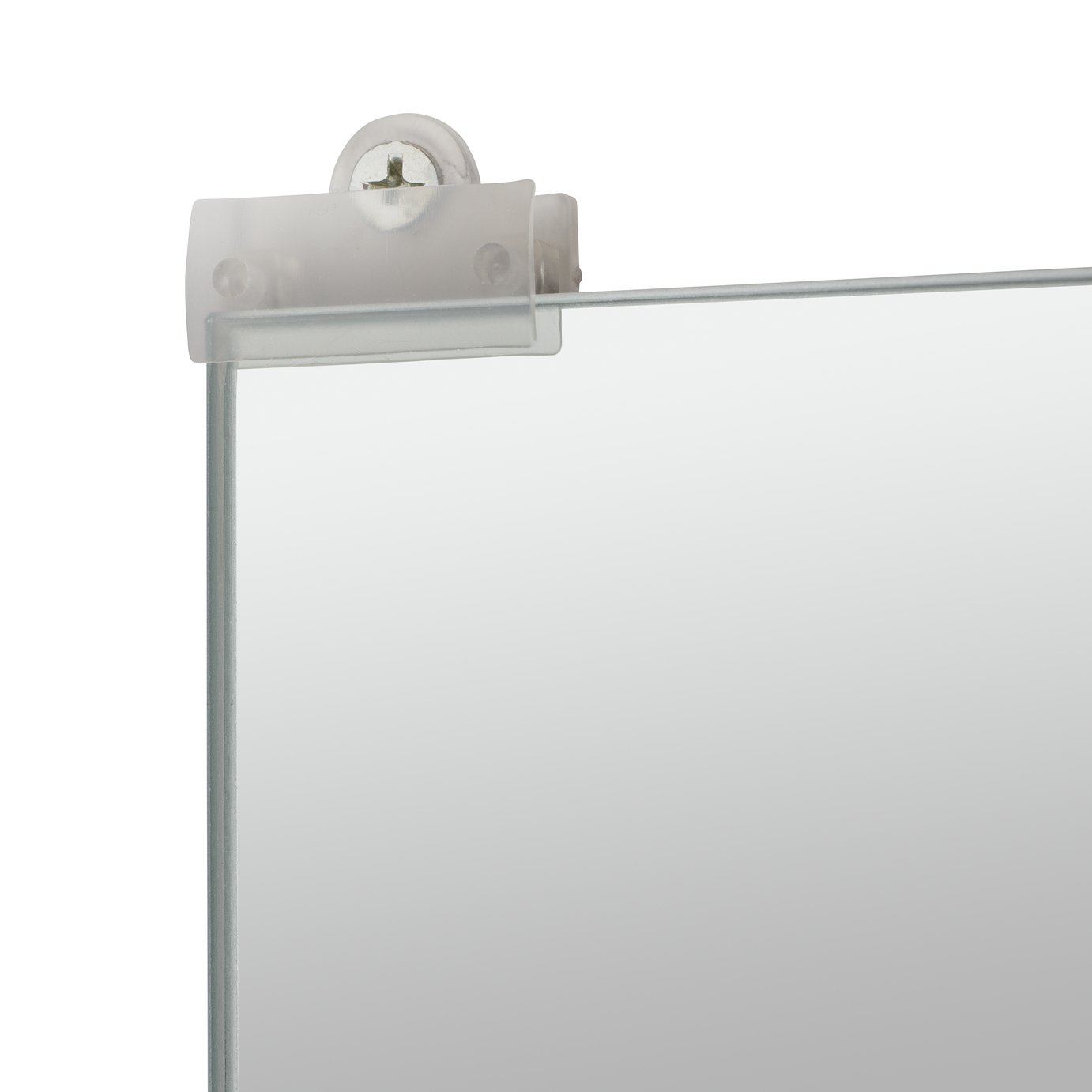 frameless mirror