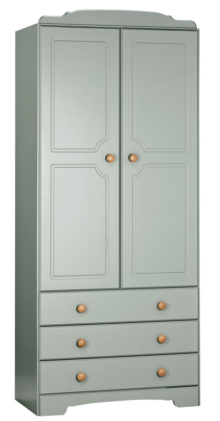 Argos Home Nordic 2 Door 3 Drawer Wardrobe - Grey & Pine