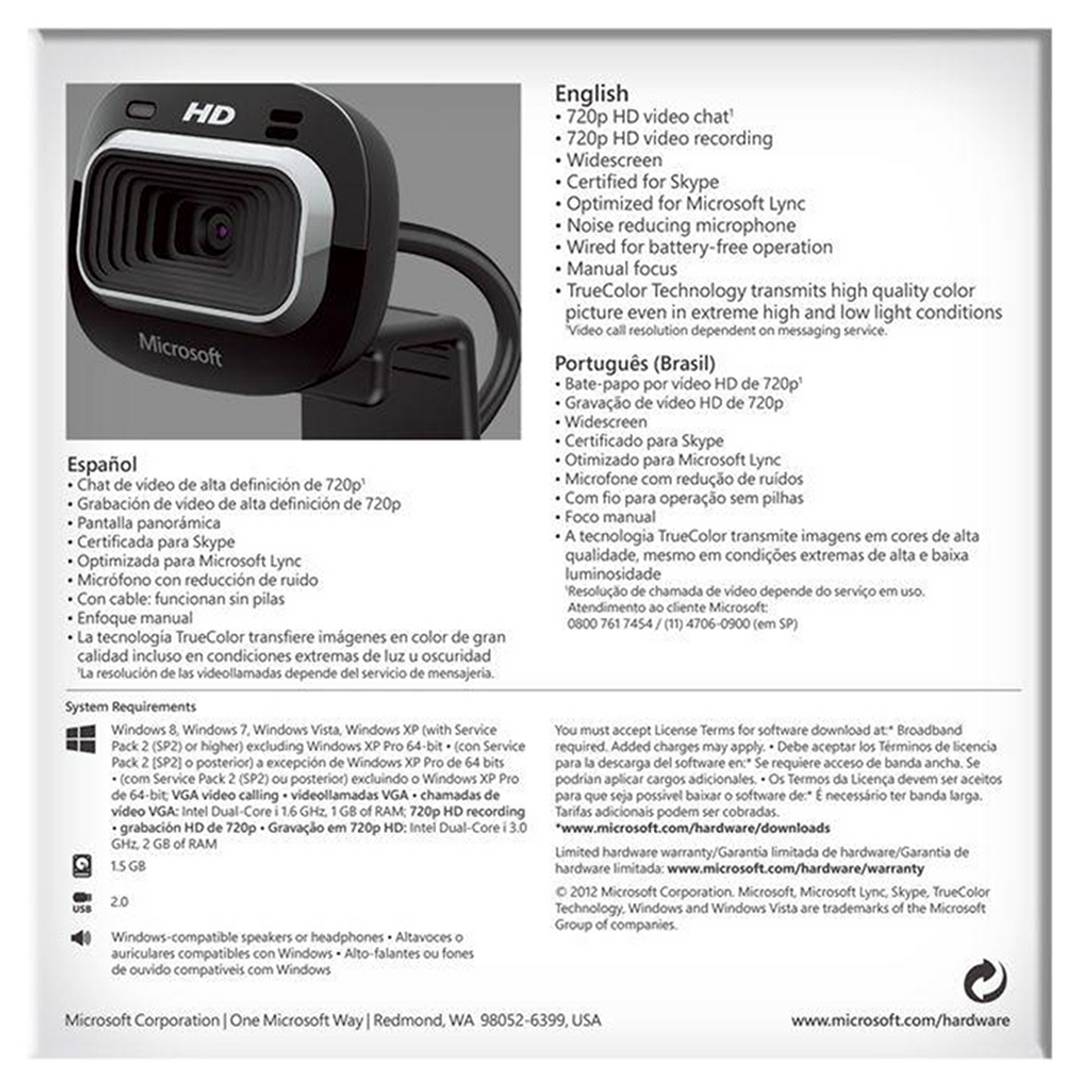Microsoft HD-3000 Webcam