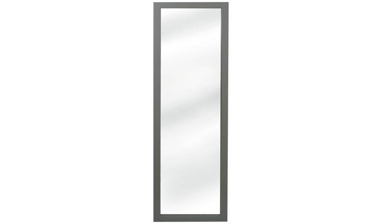 Buy Argos Home Wooden Wall Mirror Grey Wall mirrors Argos