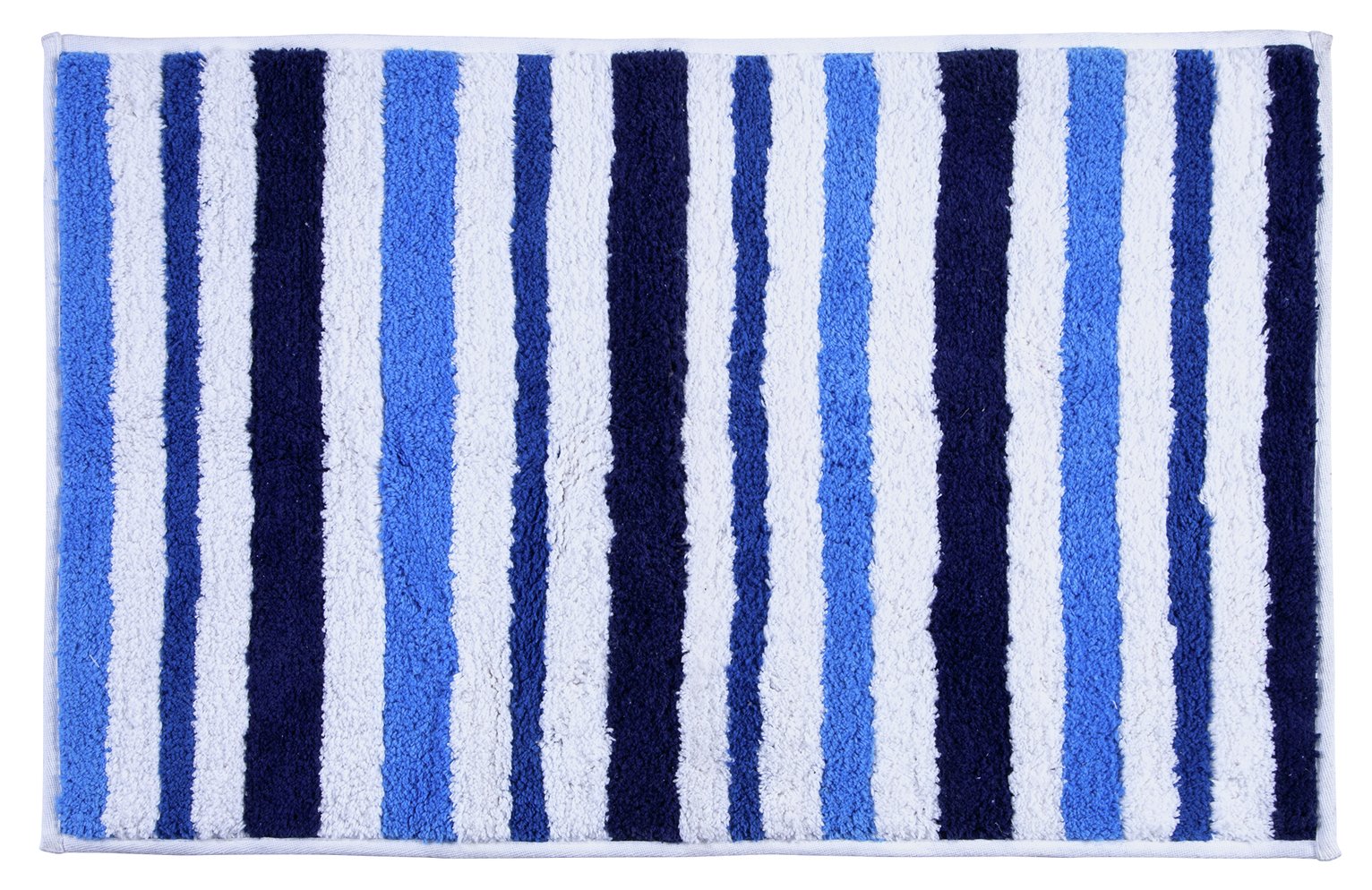 Argos Home Striped Bath Mat - Sea