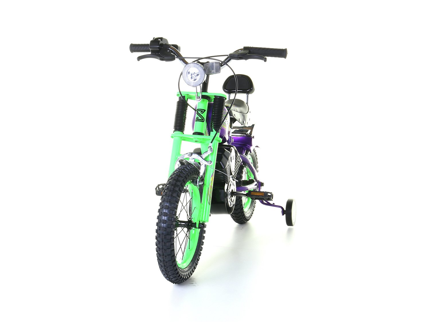 spike easy rider green chopper 14 inch wheel size kids bike