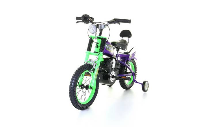 Spike easy rider green chopper clearance 14 inch wheel size kids bike