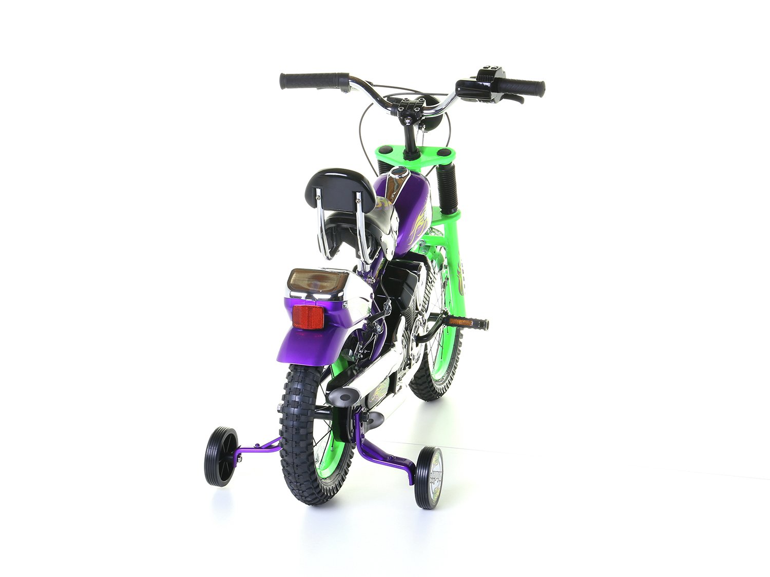 spike easy rider green chopper 14 inch wheel size kids bike