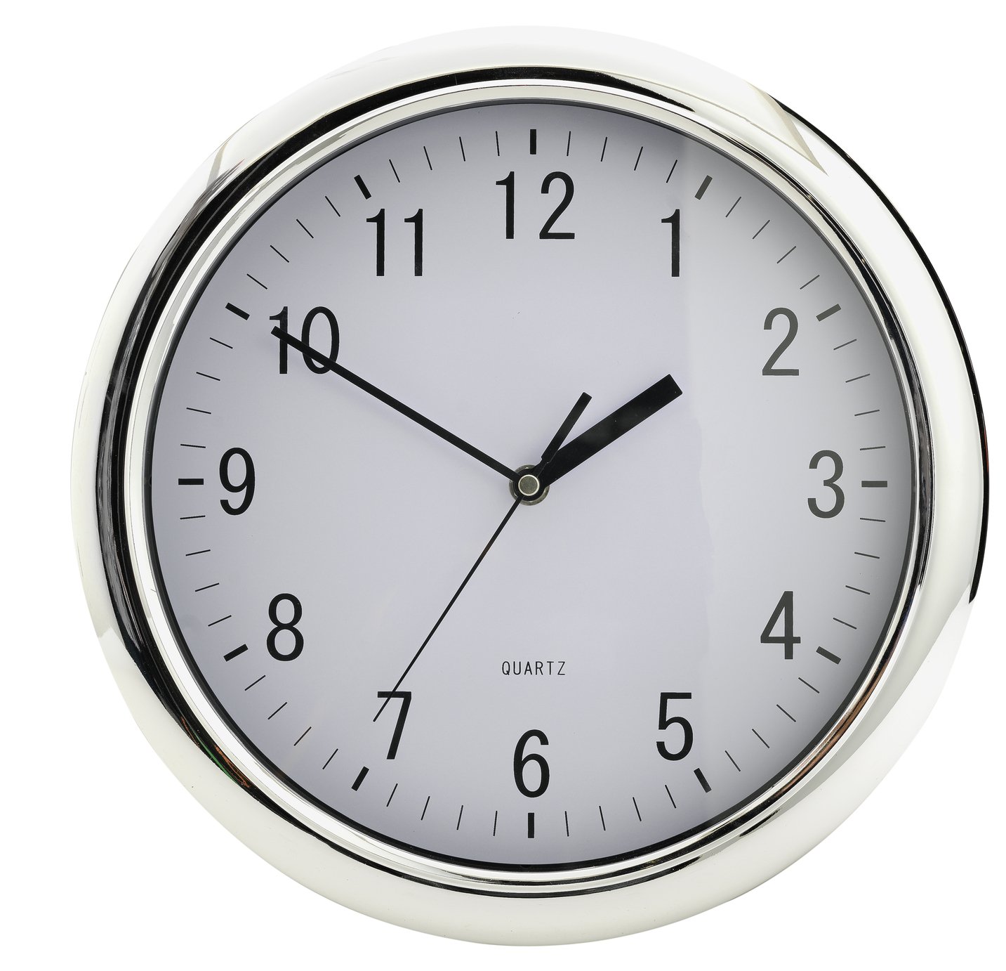 Argos Home Wall Clock - Chrome