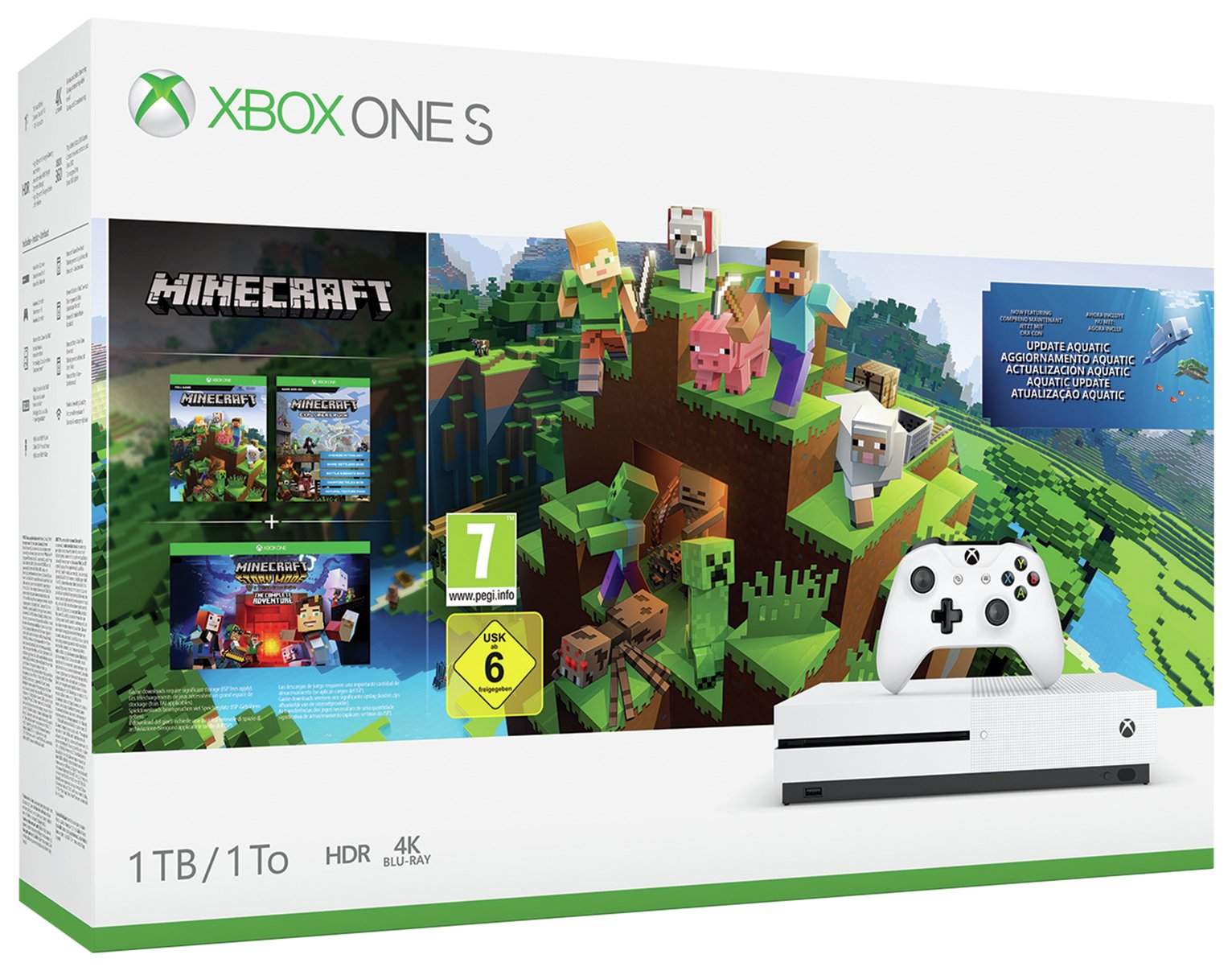 Xbox One S 1TB Console with Minecraft Collection Bundle review