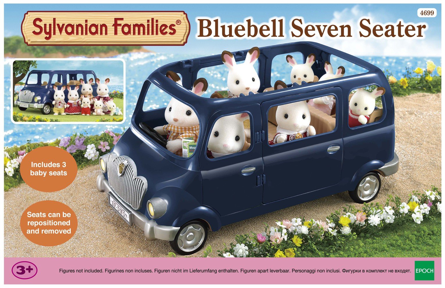 sylvanian families bluebell seven seater argos