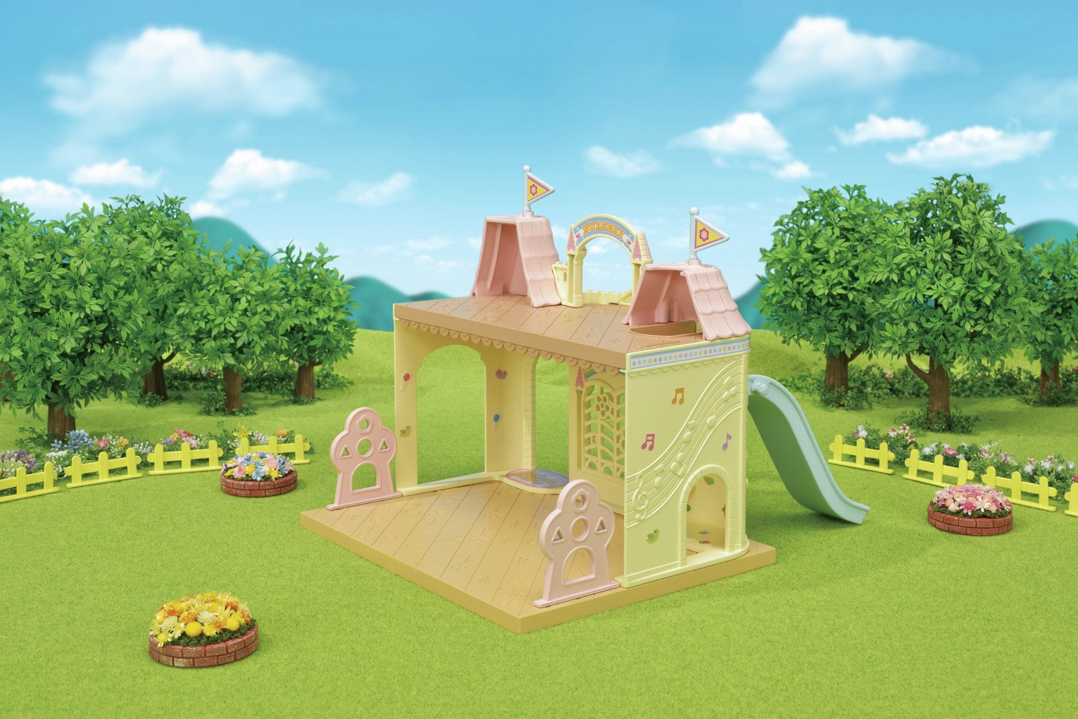 sylvanian families baby castle nursery argos