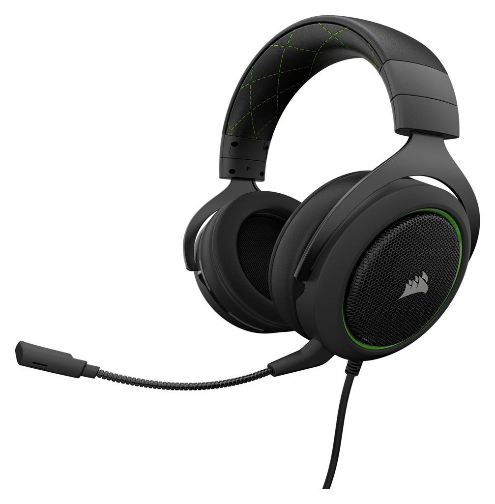 Corsair HS50 Xbox One, PS4, PC Headset - Black & Green