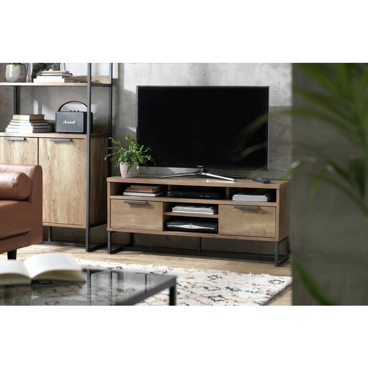 Habitat Nomad TV Unit - Oak Effect 0