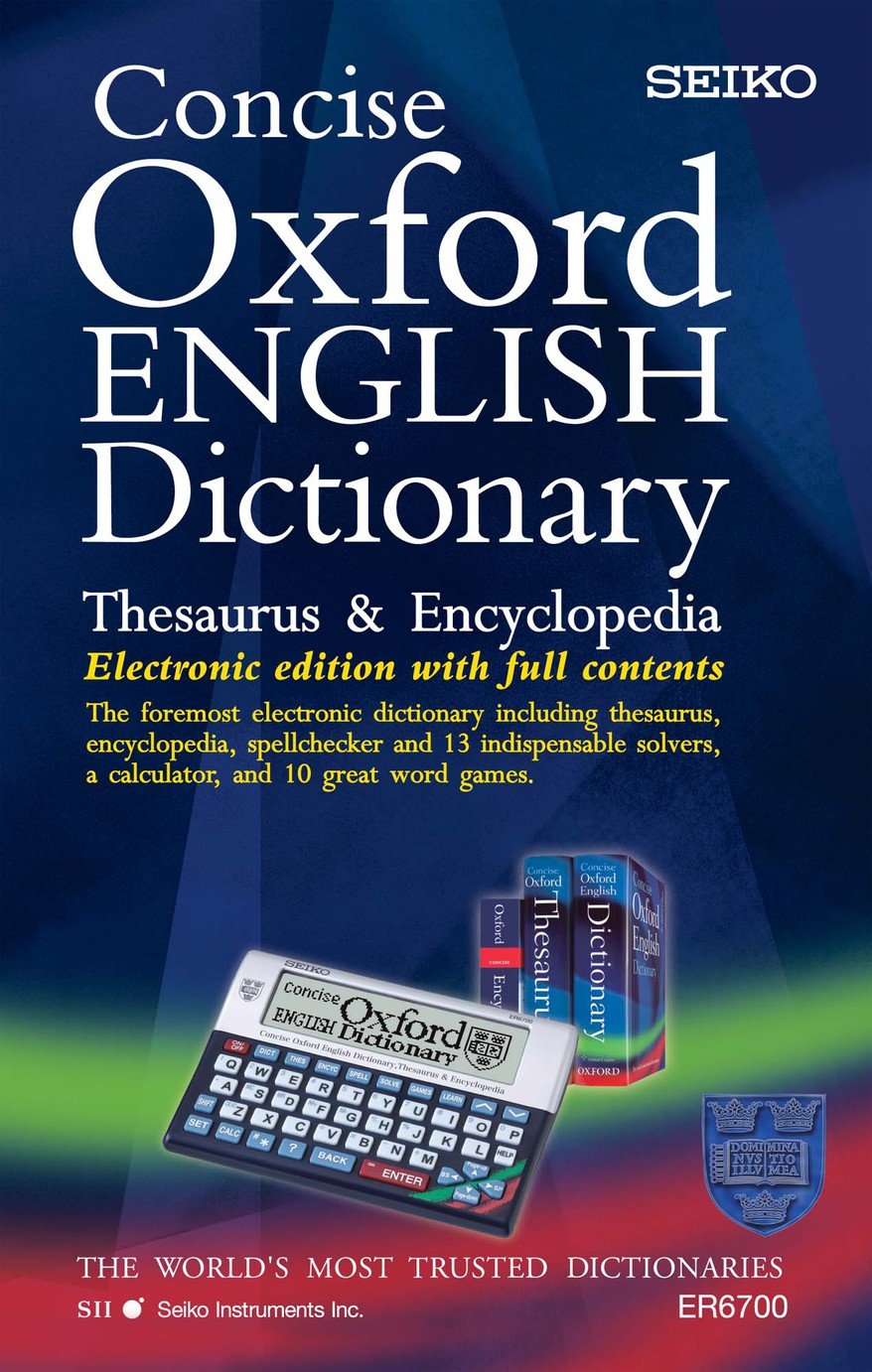 Seiko ER6700 Concise Oxford Electronic Dictionary Reviews