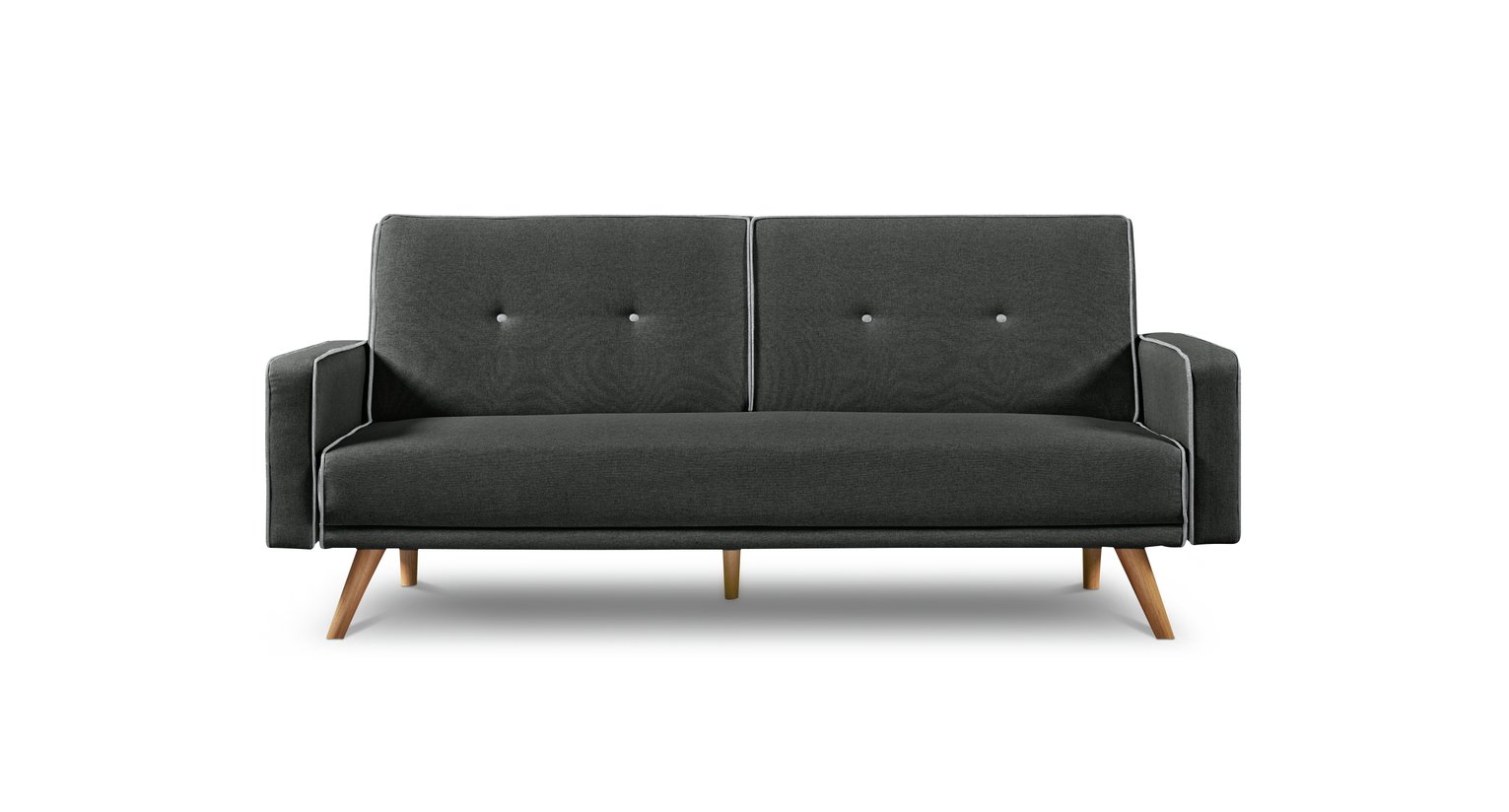 Habitat Frankie 2 Seater Clic Clac Sofa Bed - Charcoal