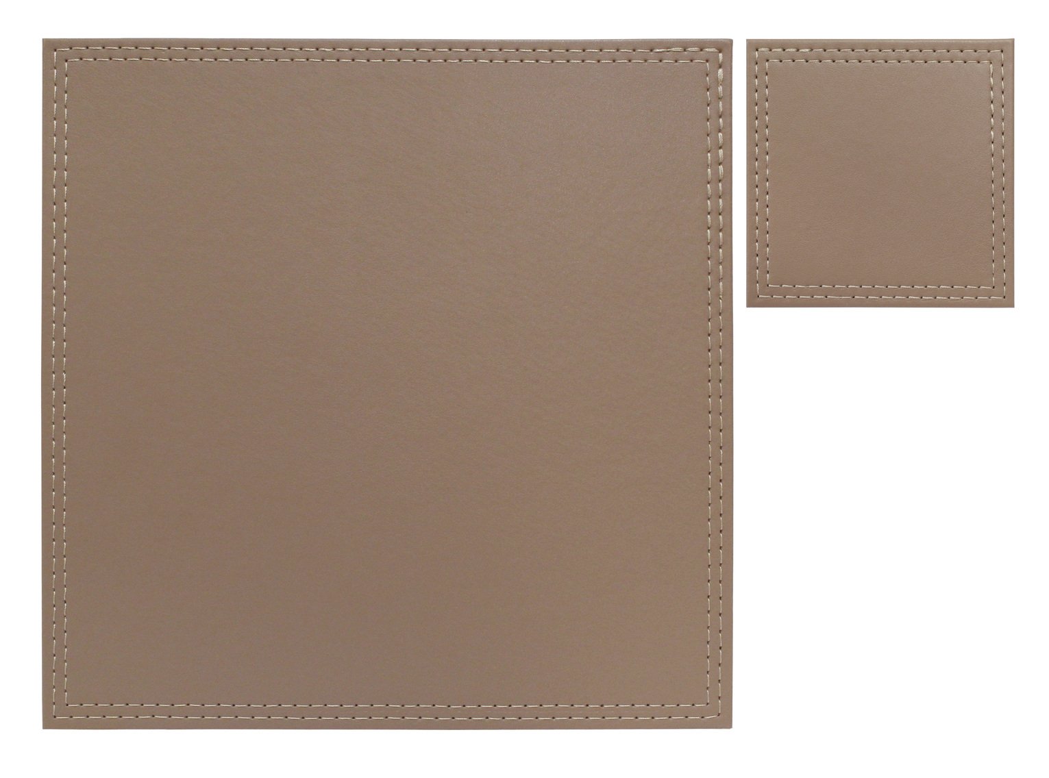 Argos Home Leather Effect Placemat and Coaster