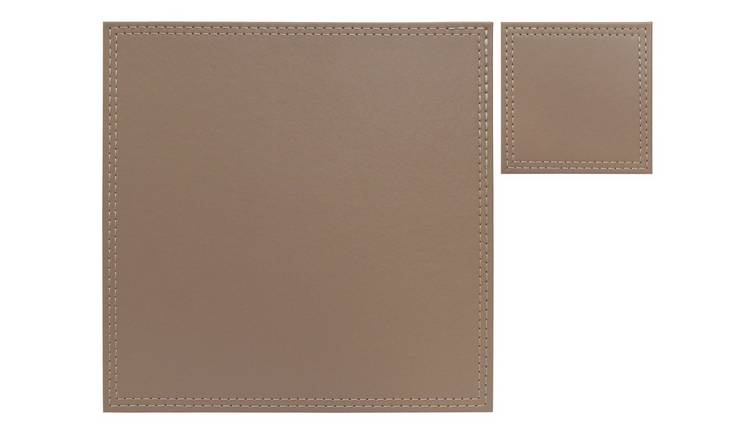 Buy Argos Home Leather Effect Placemat And Coaster Placemats