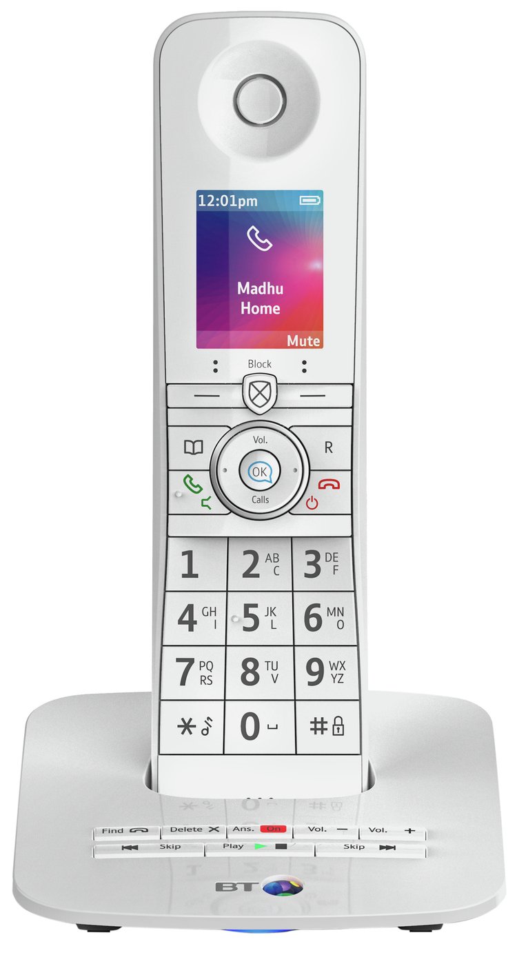 BT Premium Cordless Telephone with Voice Control - Single