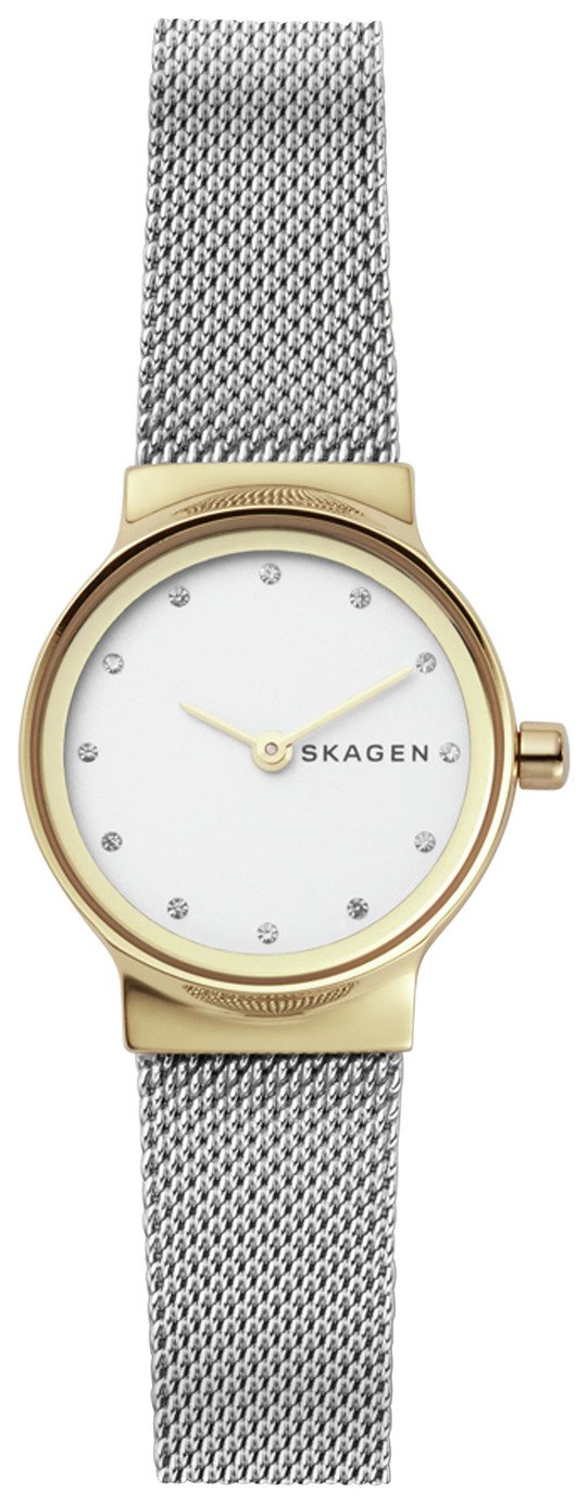 Skagen Ladies Freja Two Tone Mesh Strap Watch