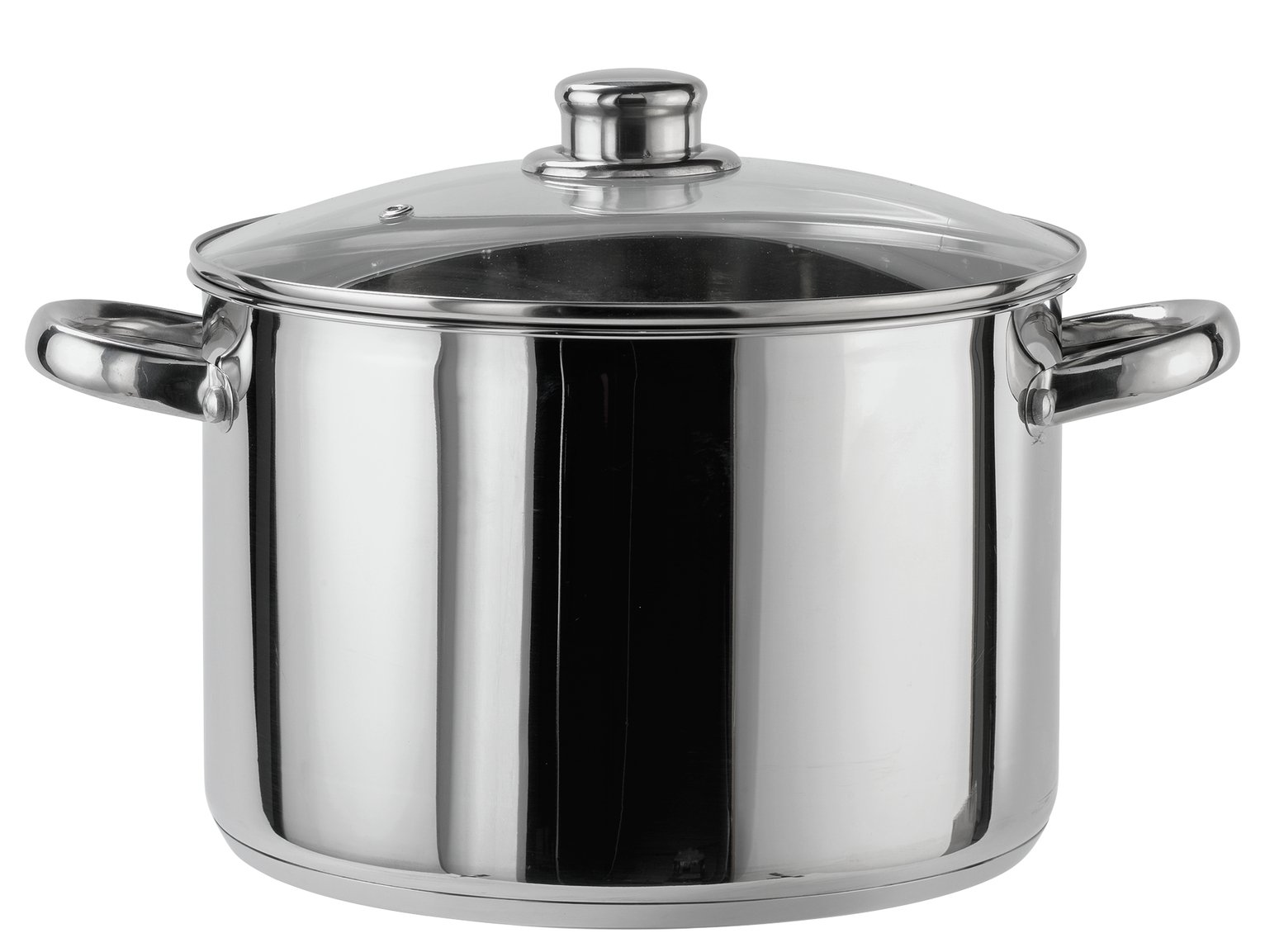 Argos Home 24cm Stainless Steel Stock Pot