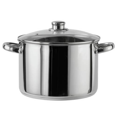 Buy Argos Home 24cm Stainless Steel Stock Pot Saucepans Argos