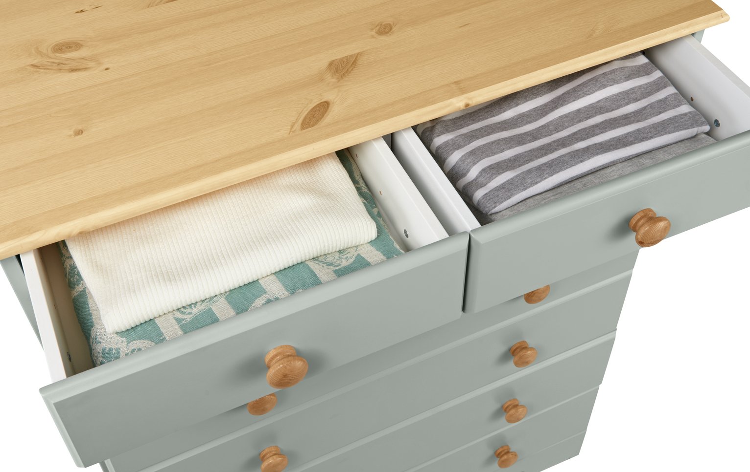 Argos Home Nordic Grey & Pine 5+2 Drawer Chest Review