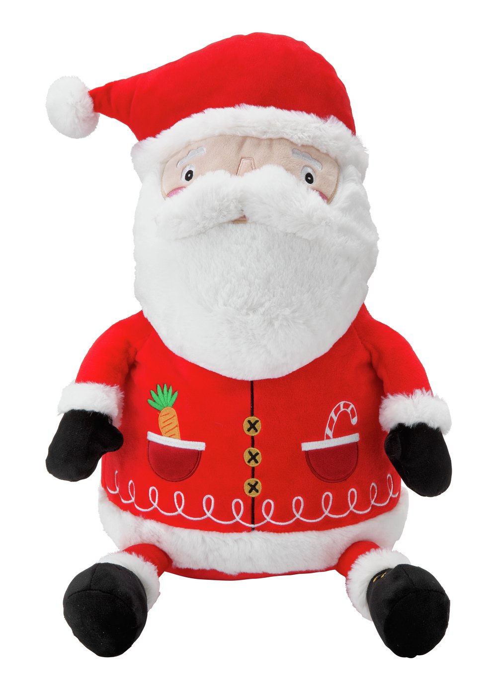 Argos Home Sitting Father Christmas Soft Toy