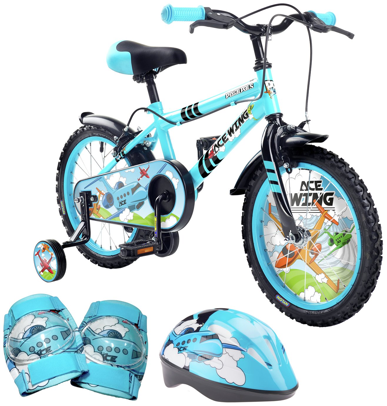 Pedal Pals 16 Inch Ace Wing Kids Bike and Accessories Set 8371229 Argos Price Tracker pricehistory