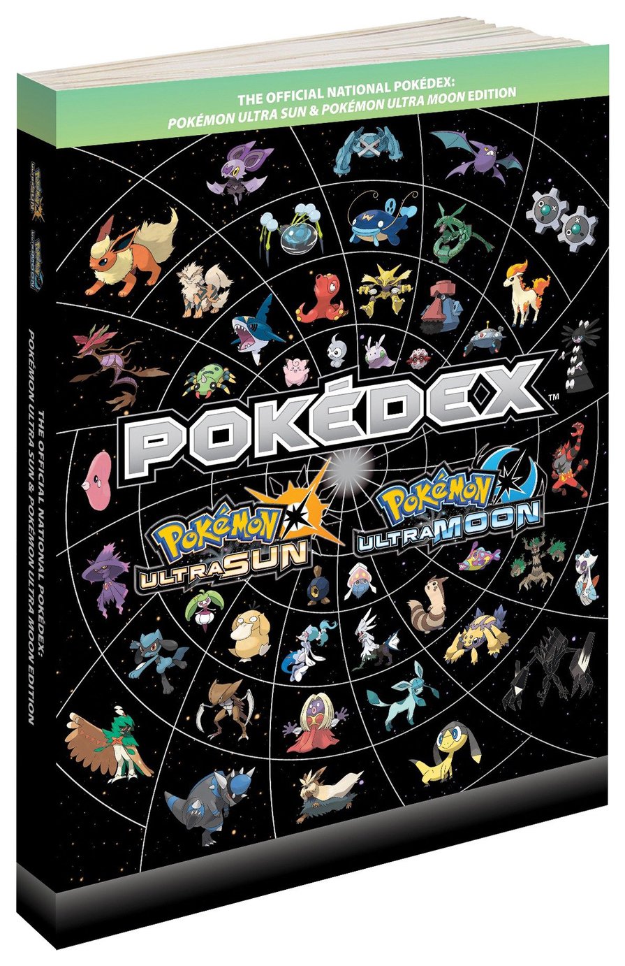 Pokemon Ultra Sun and Moon Pokedex Book