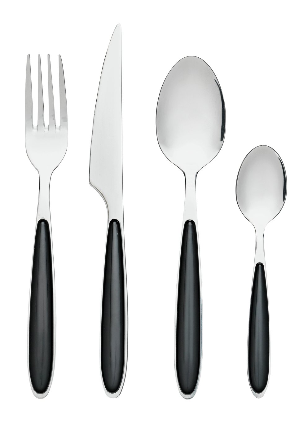 Argos Home 24 Piece Cutlery Set - Black