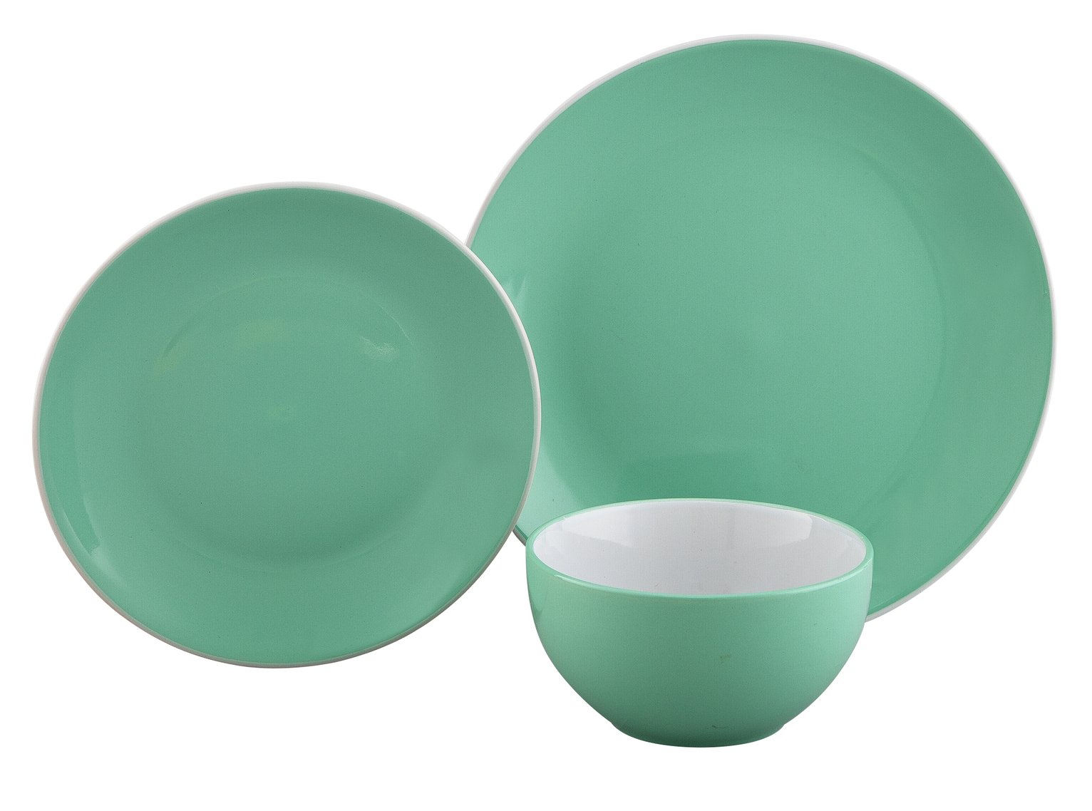 ColourMatch 12 Piece Stoneware Dinner Set