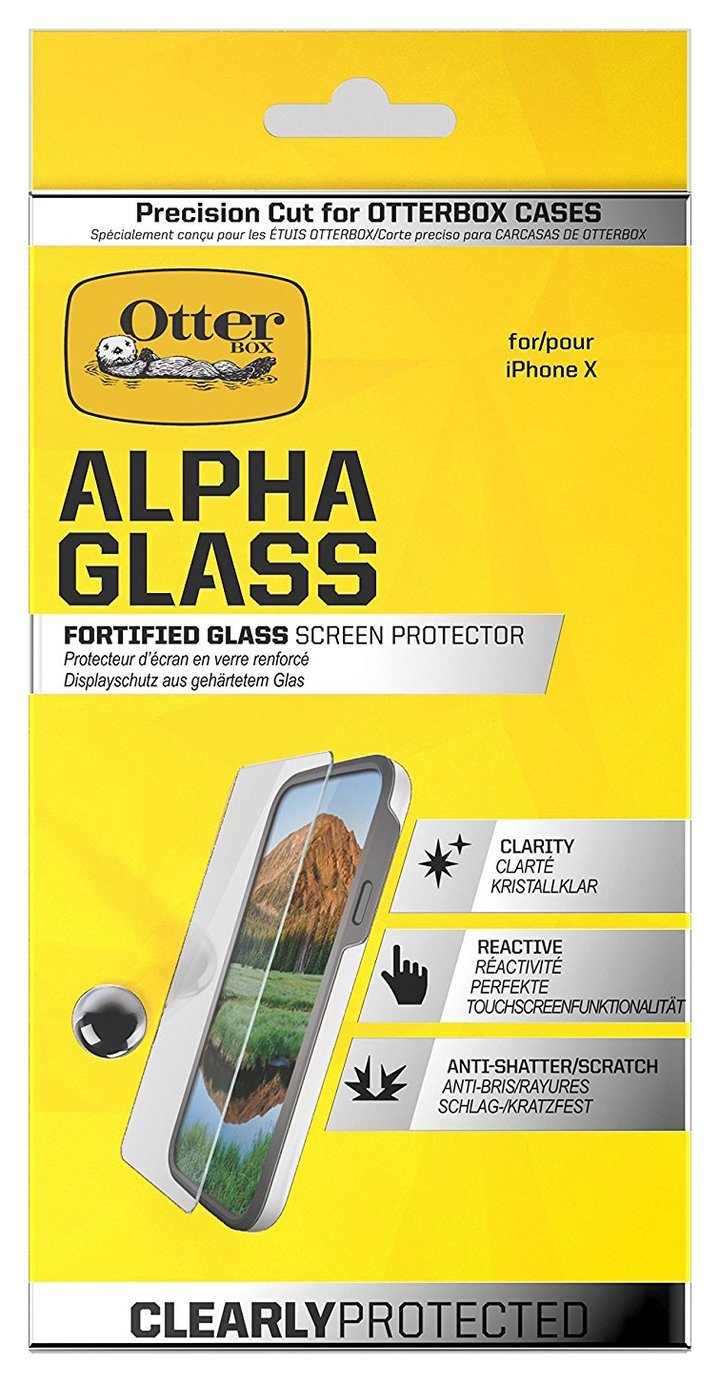 Otter Box Alpha Glass iPhone X Screen Protector